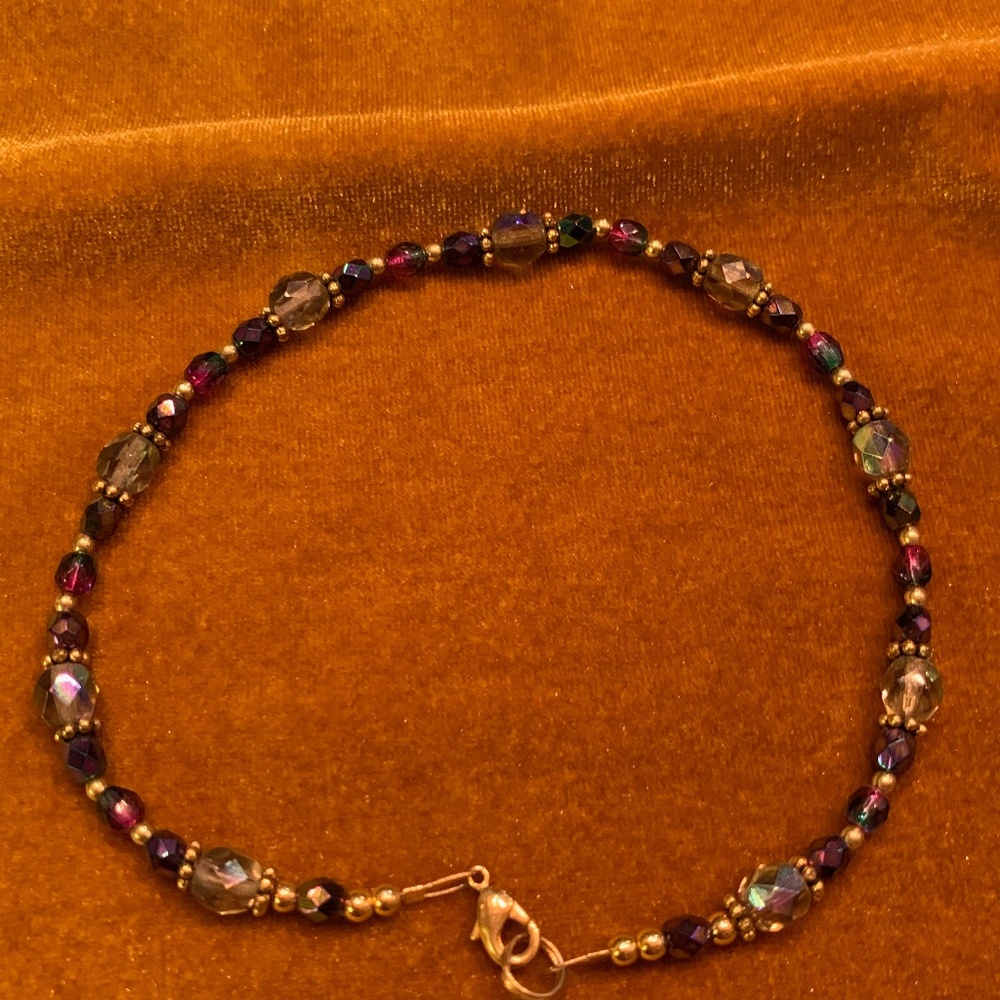 Handcrafted Swarovski crystals 14kt gold plated